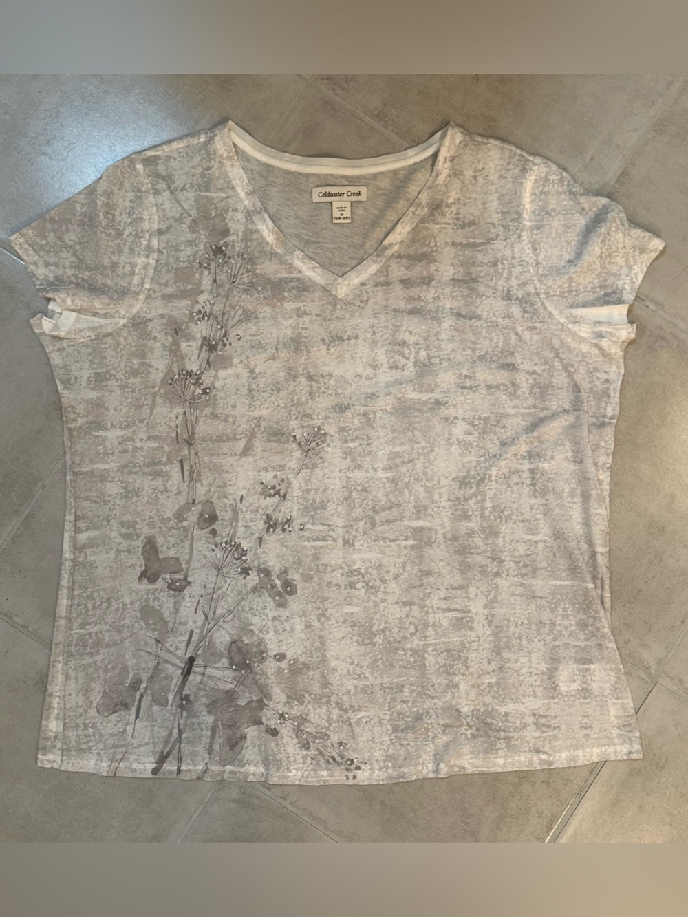 Coldwater Creek Tee Sz 1X NWOT